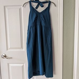 Athleta Tie Halter Dress Medium Tall
